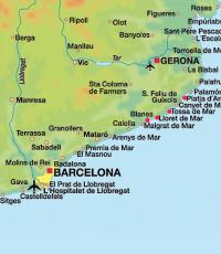 The best resorts in Spain.  Brava, Dorada!  Comparing Spanish resorts Distance from Costa Brava to Dorada