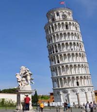 Leaning tower of pisa.  Tower visiting rules