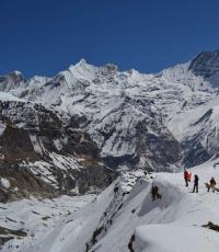 New Year's trekking ❄ To Annapurna Base