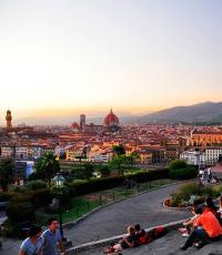 Best viewpoint in Florence: Piazzale Michelangelo