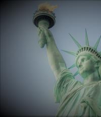 The main symbol of America is the Statue of Liberty in New York
