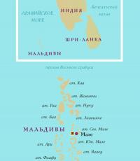Resorts of the Maldives Atolls of the Maldives on the map